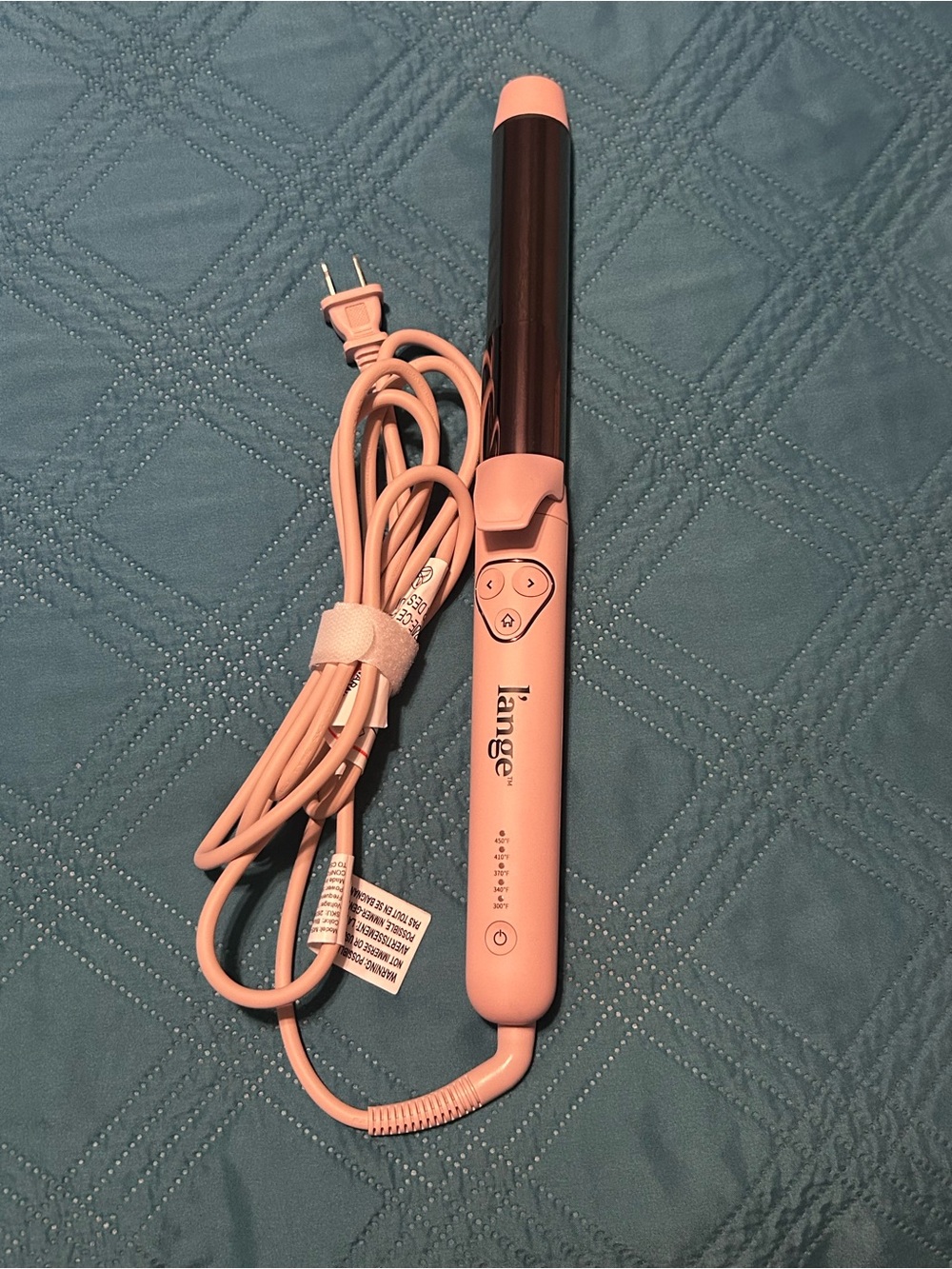 Lange rotating curling wand